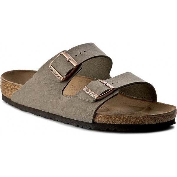 Ανδρικά Σανδάλια Nubuck Δερμάτινα Arizona Birko-Flor Regular Fit Birkenstock 0151211 Stone Ανδρικά Σανδάλια Nubuck Δερμάτινα Arizona Birko-Flor Regular Fit Birkenstock 0151211 Stone