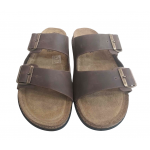 Ανδρικά Ανατομικά δερμάτινα Σανδάλια SUNNY SANDALS BY FILD ETTORE-60902 BROWN