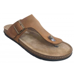 Ανδρικά Ανατομικά δερμάτινα Σανδάλια SUNNY SANDALS BY FILD ETTORE-60904 MILITARY