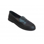 Γυναικεία δερμάτινα μοκασίνια pyramis anatomic 24Y101290 black