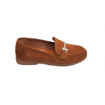Γυναικεία δερμάτινα μοκασίνια pyramis anatomic 24Y101455 camel suede Γυναικεία δερμάτινα μοκασίνια pyramis anatomic 24Y101455 camel suede