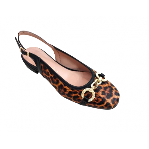 Γυναικεία δερμάτινα Leopard μοκασίνια FLEXPOINT ANATOMIC 504 μαύρο Γυναικεία δερμάτινα Leopard μοκασίνια FLEXPOINT ANATOMIC 504 μαύρο
