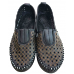 Γυναικεία δερμάτινα ανατομικά παπούτσια DAFNI SHOES 601 BLACK Γυναικεία δερμάτινα ανατομικά παπούτσια DAFNI SHOES 601 BLACK