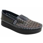 Γυναικεία δερμάτινα ανατομικά παπούτσια DAFNI SHOES 601 BLACK Γυναικεία δερμάτινα ανατομικά παπούτσια DAFNI SHOES 601 BLACK