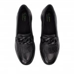 ΓΥΝΑΙΚΕΙΑ ΔΕΡΜΑΤΙΝΑ ΑΝΑΤΟΜΙΚΑ LOAFERS  PHARMASTEP DL-13 BLACK