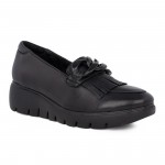 ΓΥΝΑΙΚΕΙΑ ΔΕΡΜΑΤΙΝΑ ΑΝΑΤΟΜΙΚΑ LOAFERS  PHARMASTEP DL-13 BLACK