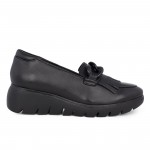 ΓΥΝΑΙΚΕΙΑ ΔΕΡΜΑΤΙΝΑ ΑΝΑΤΟΜΙΚΑ LOAFERS  PHARMASTEP DL-13 BLACK