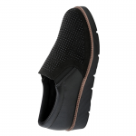 Γυναικεία ανατομικά μοκασίνια blondie by ZAK SHOES SD07015 ΜΑΥΡΟ