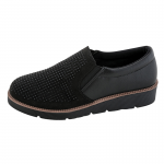 Γυναικεία ανατομικά μοκασίνια blondie by ZAK SHOES SD07015 ΜΑΥΡΟ