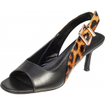 Γυναικεία  πέδιλα  by ADAMS SHOES 823-26002-26 BLACK-ANIMAL