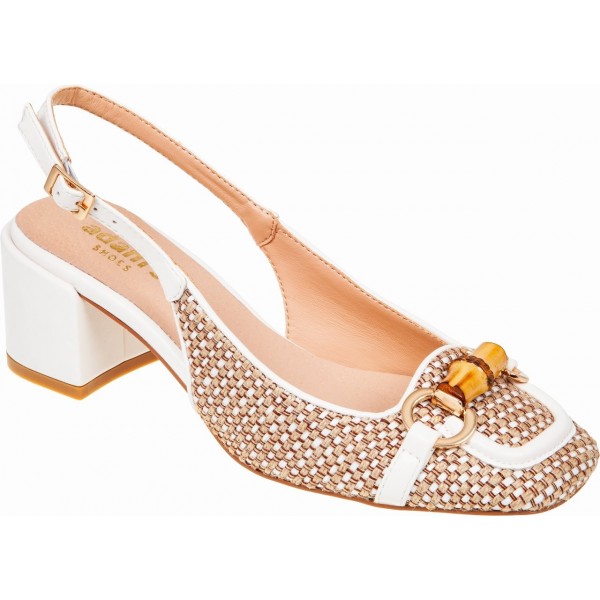 Γυναικεία Mules εξώφτερνα Γοβάκια adams shoes 848-25041 μπέζ