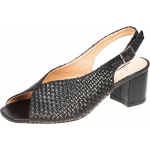 Γυναικεία πέδιλα ADAMS SHOES 907-26003-26 BLACK RAFFIA