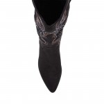 ΓΥΝΑΙΚΕΙΕΣ COWBOY BOOTS SUEDE ERYNN A9803 BLACK ΓΥΝΑΙΚΕΙΕΣ COWBOY BOOTS SUEDE ERYNN A9803 BLACK