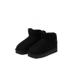 Γυναικείο Μποτάκι Με Γούνα D.Franklin Nordic Low Basic DFSH370021 Black