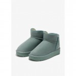 Γυναικείο Μποτάκι Με Γούνα D.Franklin Nordic Low Basic DFSH370021 GREEN