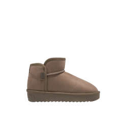 Γυναικείο Μποτάκι Με Γούνα D.Franklin Nordic Low Basic DFSH370021 TAUPE