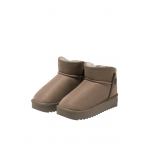 Γυναικείο Μποτάκι Με Γούνα D.Franklin Nordic Low Basic DFSH370021 TAUPE