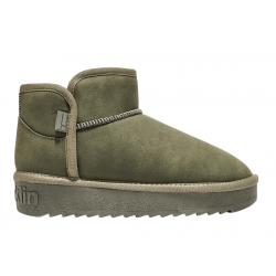 Γυναικείο Μποτάκι Με Γούνα D.Franklin  pack Nordic low bella basic DFSH370023 KHAKI