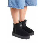 Γυναικείο Μποτάκι Με Γούνα D.Franklin Nordic V.2 Basic Low DFSH371004 Black