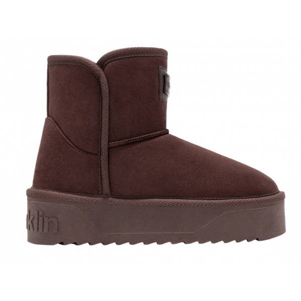 Γυναικείο Μποτάκι Με Γούνα D.Franklin Nordic V.2 Basic Low DFSH371004 CHOCOLATE BROWN