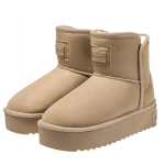 Γυναικείο Μποτάκι Με Γούνα D.Franklin Nordic V.2 Basic  DFSH371004  LOW SAND
