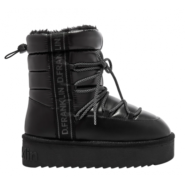 Αδιάβροχα γυναικεία μποτάκια D.Franklin pack Nordic V2 Bomb DFSH371016 Black/Black
