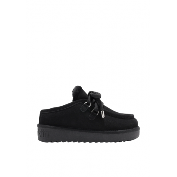 Γυναικείο Μποτάκι Με Γούνα D.Franklin Nordic Clog DFSH375005 BLACK
