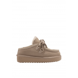 Γυναικείο Μποτάκι Με Γούνα D.Franklin Nordic Clog DFSH375005 Taupe