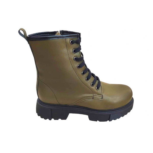 Γυναικείο Αρβυλάκι biker boots Alessandra paggioti 320 πράσινο Γυναικείο Αρβυλάκι biker boots Alessandra paggioti 320 πράσινο