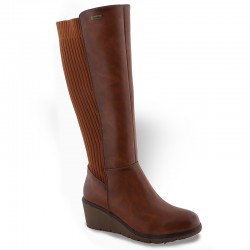 Γυναικεία Μπότα με λάστιχο-κάλτσα BLONDIE SD57081 CAMEL