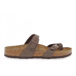 Γυναικείο δερμάτινο σανδάλι BIRKENSTOCK 'MAYARI' 0071061 ΜΟΚΑ