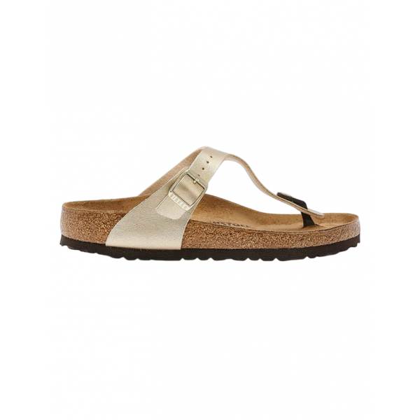 Γυναικείο δερμάτινο σανδάλΙ BIRKENSTOCK  GIZEH 1016108 GOLD