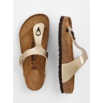 Γυναικείο δερμάτινο σανδάλΙ BIRKENSTOCK  GIZEH 1016108 GOLD