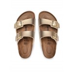 Γυναικείο δερμάτινο σανδάλι Arizona Regular Fit Birko-Flor BIRKENSTOCK 1016110 GOLD Γυναικείο δερμάτινο σανδάλι Arizona Regular Fit Birko-Flor BIRKENSTOCK 1016110 GOLD
