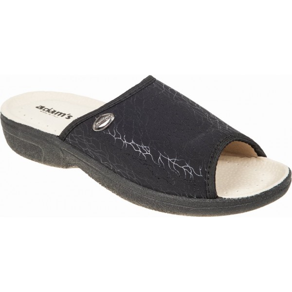 ADAMS SHOES ΓΥΝΑΙΚΕΙΕΣ ΚΑΛΟΚΑΙΡΙΝΕΣ ΥΦΑΣΜΑΤΙΝΕΣ ΠΑΝΤΟΦΛΕΣ 381-25005 black