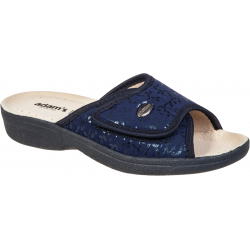 ADAMS SHOES ΓΥΝΑΙΚΕΙΕΣ ΚΑΛΟΚΑΙΡΙΝΕΣ ΥΦΑΣΜΑΤΙΝΕΣ ΠΑΝΤΟΦΛΕΣ 381-26003 ΜΠΛΕ