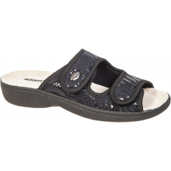 ADAMS SHOES ΓΥΝΑΙΚΕΙΕΣ ΚΑΛΟΚΑΙΡΙΝΕΣ ΥΦΑΣΜΑΤΙΝΕΣ ΠΑΝΤΟΦΛΕΣ 381-26004 ΜΑΥΡΟ