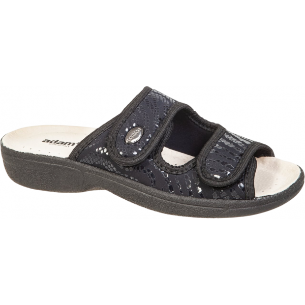 ADAMS SHOES ΓΥΝΑΙΚΕΙΕΣ ΚΑΛΟΚΑΙΡΙΝΕΣ ΥΦΑΣΜΑΤΙΝΕΣ ΠΑΝΤΟΦΛΕΣ 381-26004 ΜΑΥΡΟ