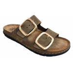 Γυναικεία δερμάτινα ανατομικά σανδάλια Sunny Sandals SIENNA-60302 OLIVE