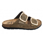 Γυναικεία δερμάτινα ανατομικά σανδάλια Sunny Sandals SIENNA-60302 OLIVE