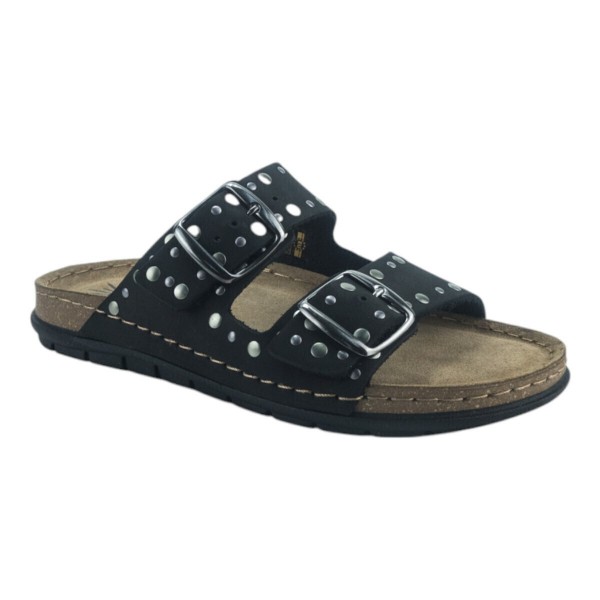 Γυναικεία δερμάτινα σανδάλια Sunny Sandals by FILD ANATOMIC SIENNA-50302A BLACK Γυναικεία δερμάτινα σανδάλια Sunny Sandals by FILD ANATOMIC SIENNA-50302A BLACK