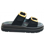 ΓΥΝΑΙΚΕΙΟ ΔΕΡΜΑΤΙΝΟ ΣΑΝΔΑΛΙ ΠΛΑΤΦΟΡΜΑ  LIAS LEATHER 262080 BLACK