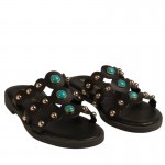 Γυναικεία δερμάτινα σανδάλια BAROCCO VENUS-61155 BLACK Γυναικεία δερμάτινα σανδάλια BAROCCO VENUS-61155 BLACK
