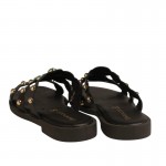 Γυναικεία δερμάτινα σανδάλια BAROCCO VENUS-61155 BLACK Γυναικεία δερμάτινα σανδάλια BAROCCO VENUS-61155 BLACK