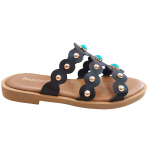 Γυναικεία δερμάτινα σανδάλια BAROCCO VENUS-61155 BROWN