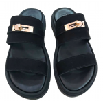 ΓΥΝΑΙΚΕΙΟ ΧΑΜΗΛΟ ΔΕΡΜΑΤΙΝΟ ΣΑΝΔΑΛΙ flatforms PRIME 612 BLACK ΓΥΝΑΙΚΕΙΟ ΧΑΜΗΛΟ ΔΕΡΜΑΤΙΝΟ ΣΑΝΔΑΛΙ flatforms PRIME 612 BLACK