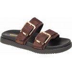 ΓΥΝΑΙΚΕΙΟ ΧΑΜΗΛΟ ΣΑΝΔΑΛΙ flatforms ADAMS SHOES 829-26030 ΚΑΦΕ