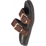 ΓΥΝΑΙΚΕΙΟ ΧΑΜΗΛΟ ΣΑΝΔΑΛΙ flatforms ADAMS SHOES 829-26030 ΚΑΦΕ