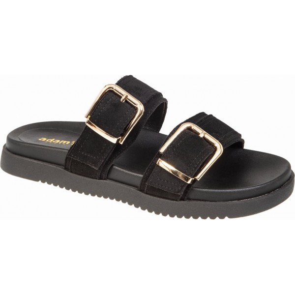 ΓΥΝΑΙΚΕΙΟ ΧΑΜΗΛΟ  ΣΑΝΔΑΛΙ flatforms ADAMS SHOES 829-26030 BLACK