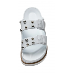 Γυναικεία Σανδάλια δίσολα Ateneo Sea Sandals 108 WHITE SILVER BULS Γυναικεία Σανδάλια δίσολα Ateneo Sea Sandals 108 WHITE SILVER BULS